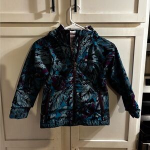 Columbia Kids' Teal and Plum Puffer Jacket